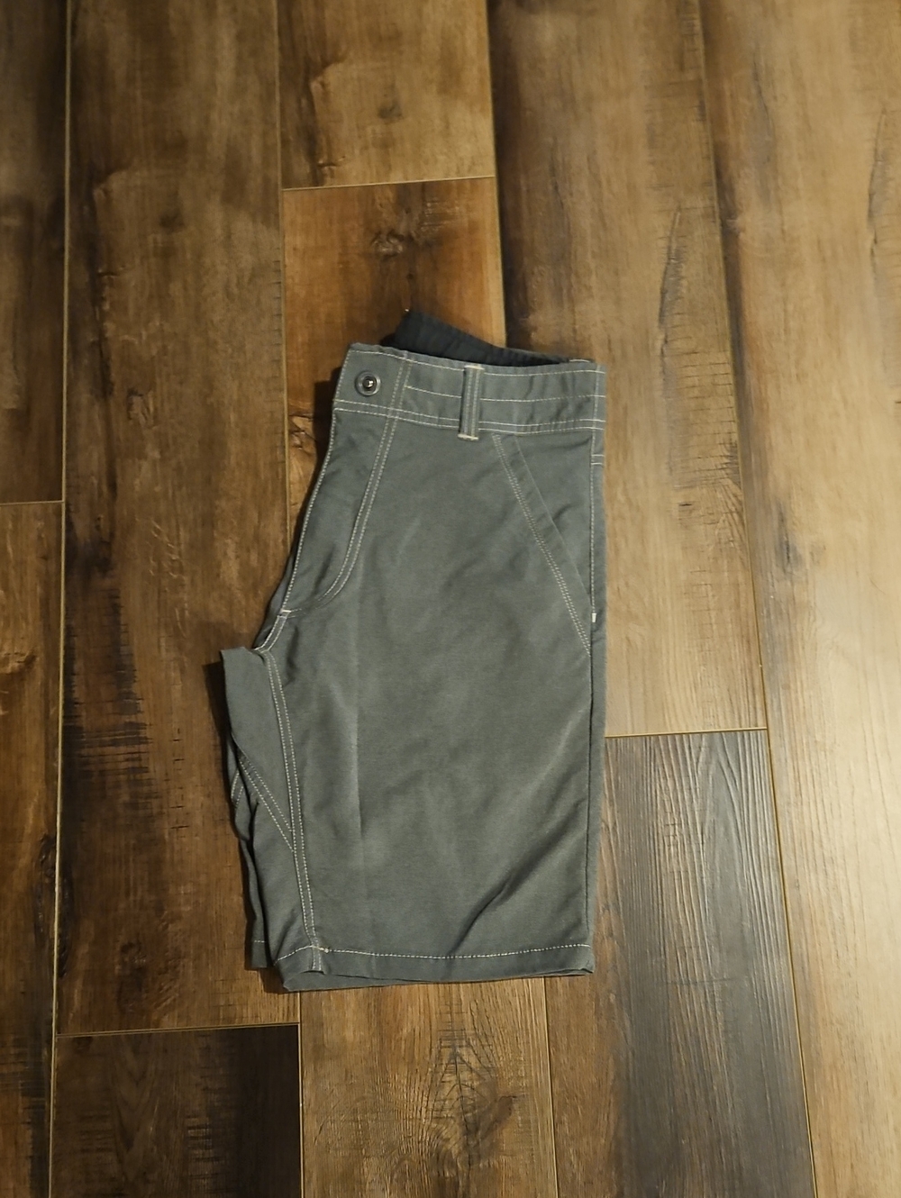 Kuhl Men's Charcoal Athletic Shorts with Contrast Stitch